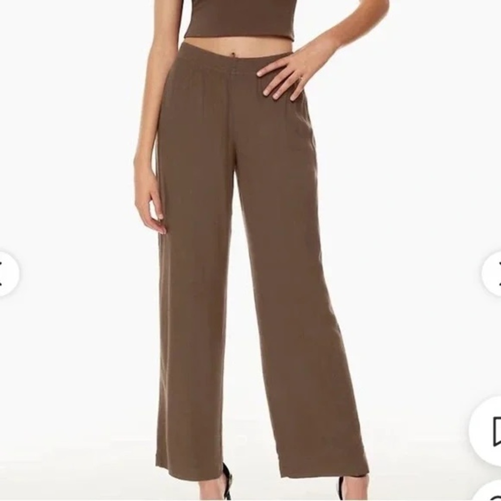 Brown Women's Wide-Leg Pants